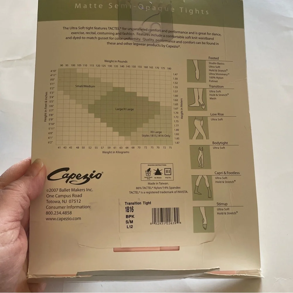 Capezio Ultra Soft Transition Tights